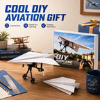 Kit de avión de papel de DIY RC, kit de motor de avión de papel Rc