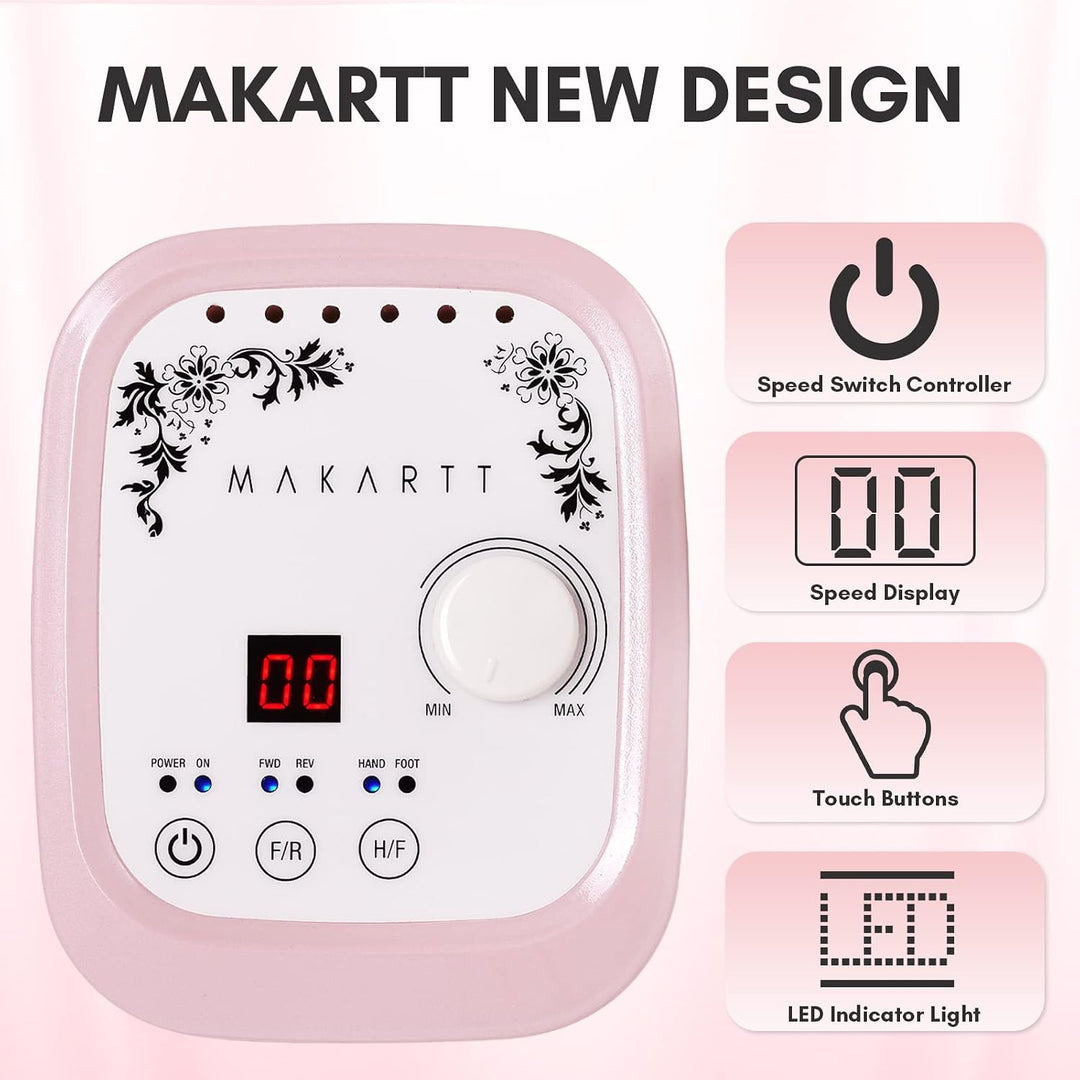 Makartt Taladro de Uñas - Máquina Profesional de Lima de Uñas Eléct...