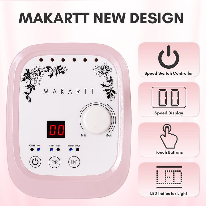 Makartt Taladro de Uñas - Máquina Profesional de Lima de Uñas Eléct...