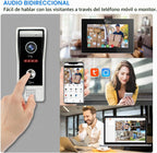 TUYA - Timbre de video con cable, sistema de intercomunicación de apartamento, monitor táctil completo de 10 pulgadas, cámara de timbre de puerta de 1080P, WiFi para casa inteligente, intercomunicador