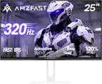 Amzfast Monitor de juegos blanco de 25 pulgadas 320Hz\/300Hz\/240Hz...