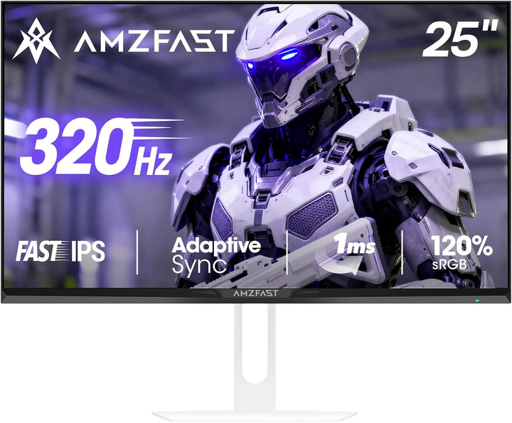 Amzfast Monitor de juegos blanco de 25 pulgadas 320Hz\/300Hz\/240Hz...
