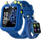 Reloj inteligente para niños, regalo para niños de 3 a 12 años con 39 juegos, reloj despertador, cámara, color azul