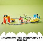 LEGO DUPLO Town Gran Tren Comunitario Interactivo - Juego de tren interactivo para niños y niñas, juguete de aprendizaje para niños y niñas, a partir de 3 años - Idea de regalo para cumpleaños y