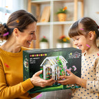 HOGOKIDS Juego de construcción de casa de flores con luz