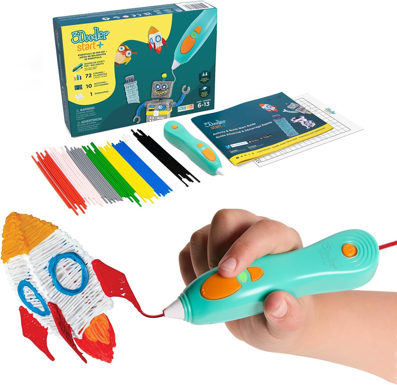 3Doodler Start Essentials - Set de bolígrafos 3D para