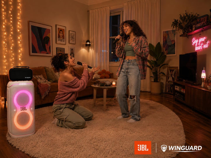 JBL PartyBox - Micrófono inalámbrico, 2 micrófonos inalámbricos dig...
