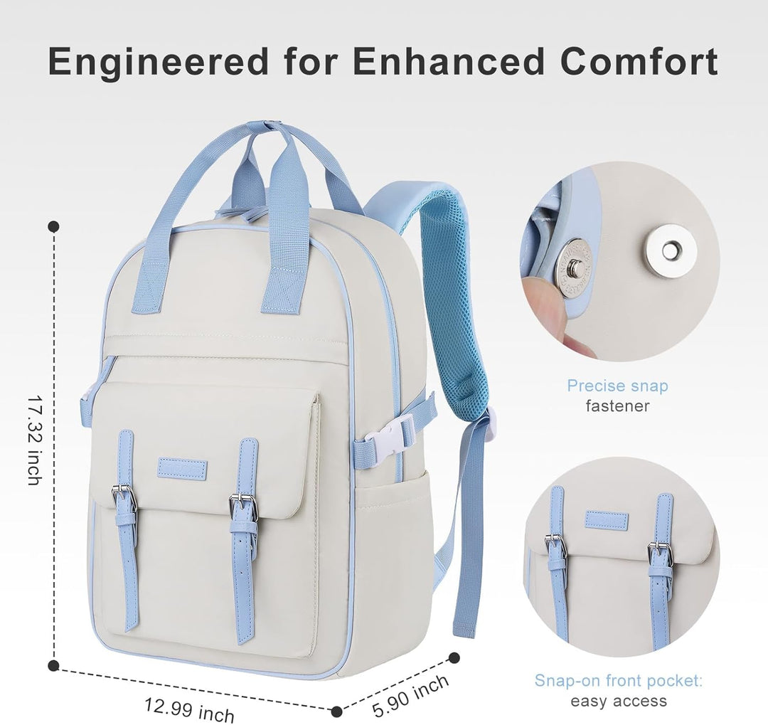 MOSISO Mochila para laptop para mujeres y hombres, mochila de compu...