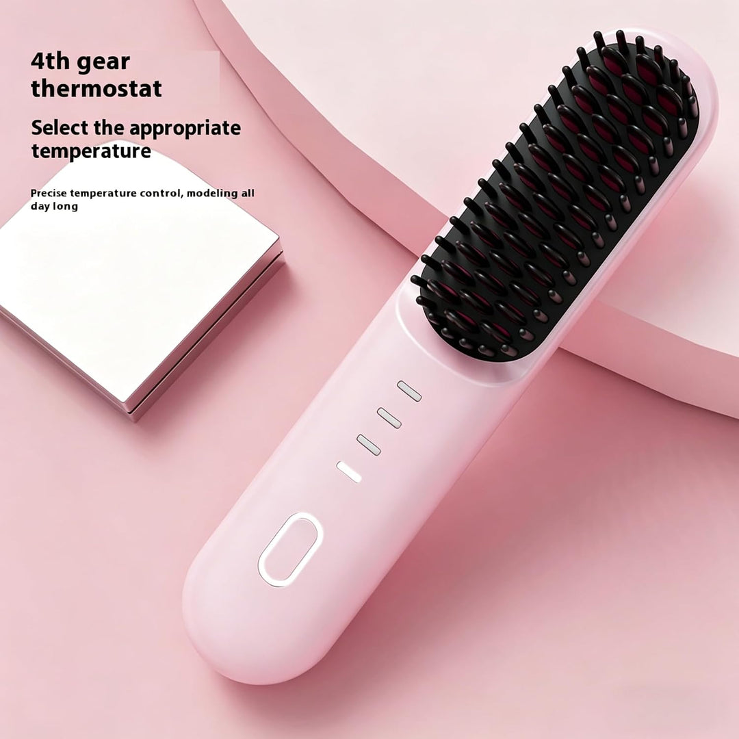 Go Brush Pro para cabello corto, alisado inalámbrico actualizado 20...
