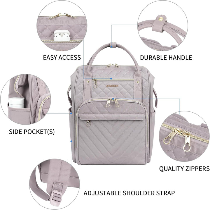 KROSER Mochila para laptop de 17 pulgadas, elegante mochila repelen...