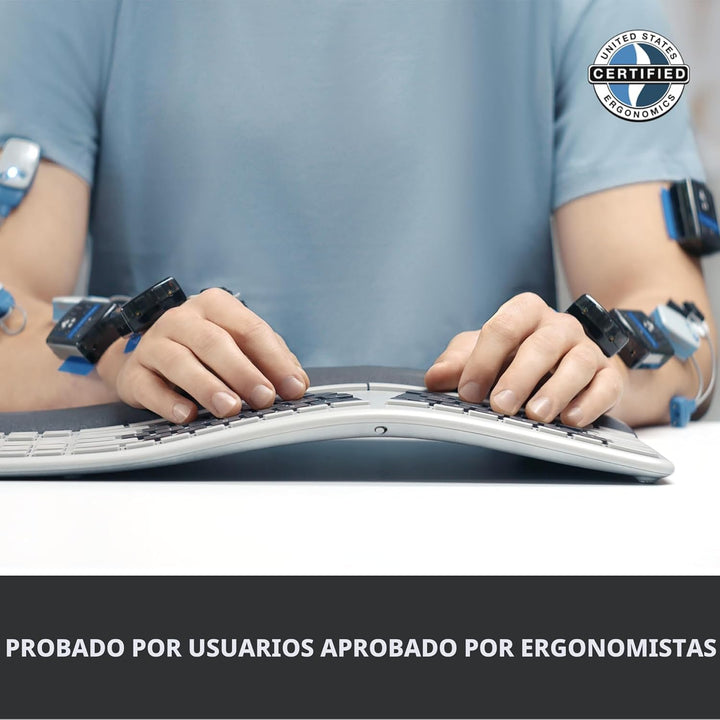 Logitech Ergo K860 Teclado ergonómico inalámbrico - Teclado dividid...