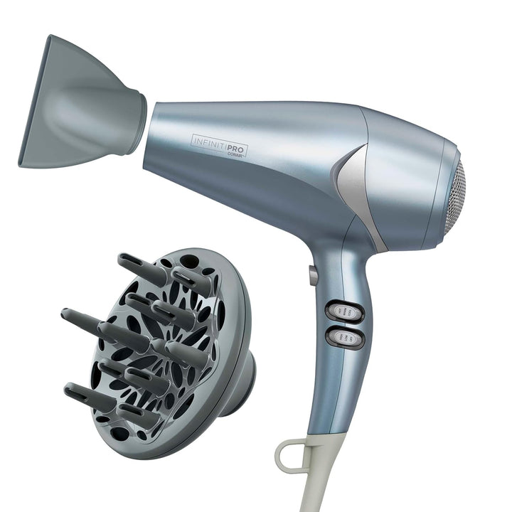 Secador de pelo Infiniti PRO CONAIR con difusor y concentrador, sec...