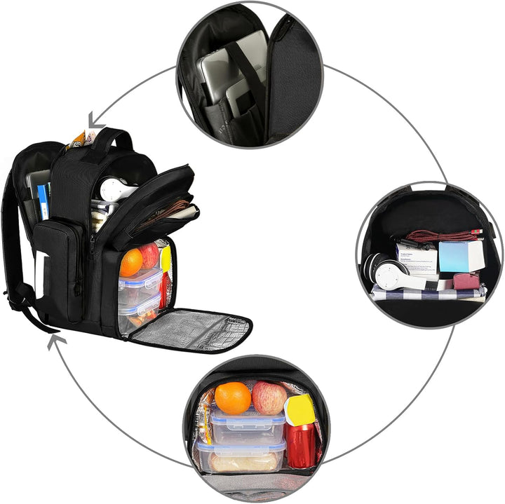 MATEIN Mochila de almuerzo para hombres de trabajo, mochila táctica...