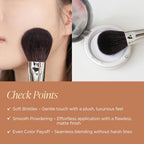 Piccasso COLLEZIONI 103A - Brocha de maquillaje suave para cara