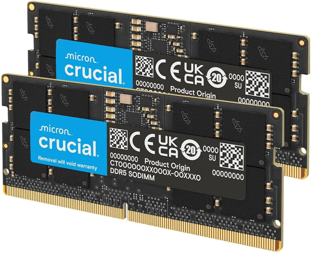Crucial Kit RAM DDR5 de 32 GB (2 x 16 GB), memoria para portátil CL40 de 4800 MHz, 32GB Kit (2x16GB)