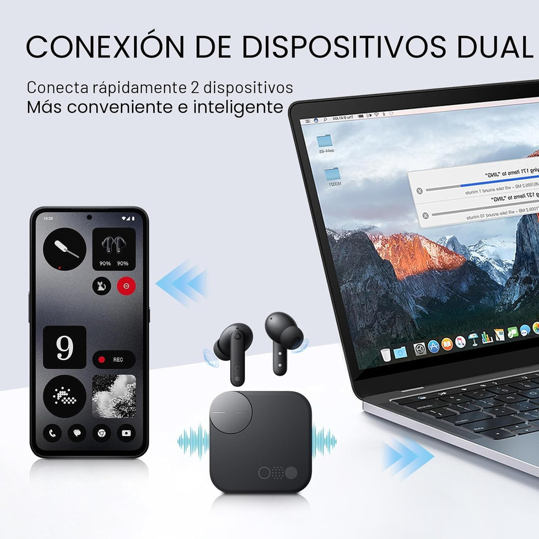 Auriculares CMF Buds Pro 2 inalámbricos con dial inteligente, auric...
