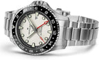 Hamilton Reloj para hombre automático azul marino caqui, acero inoxidable