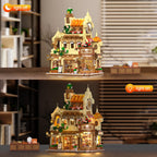 City Bakery Cafe House - Juego de construcción de casa con