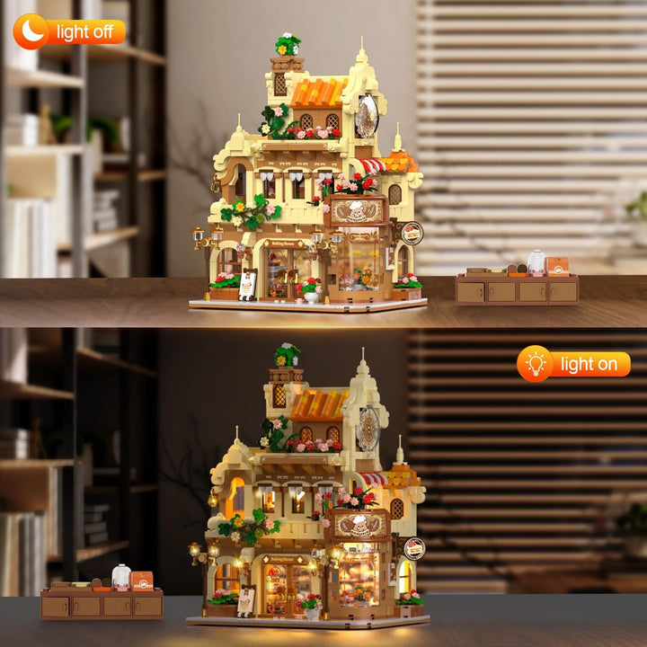 City Bakery Cafe House - Juego de construcción de casa con