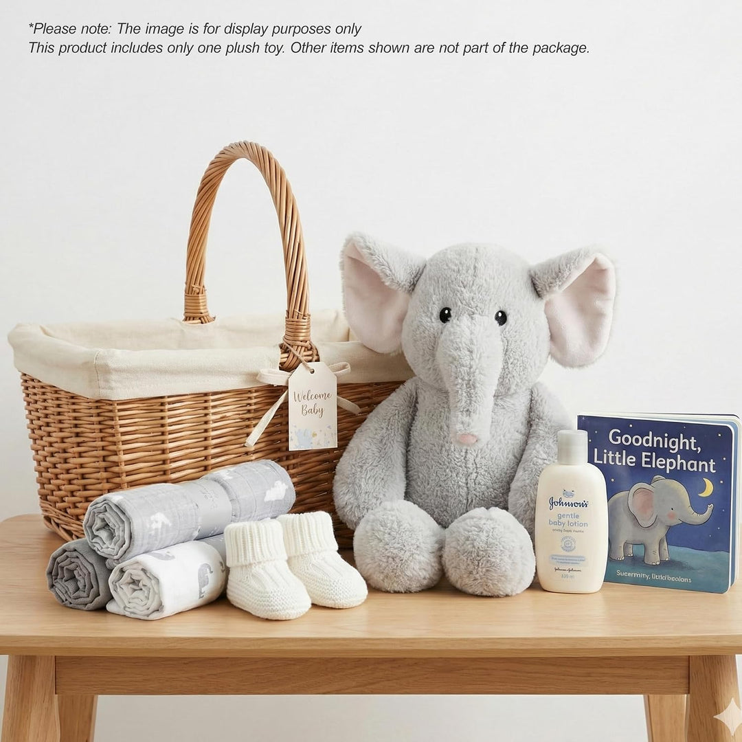 WEIGEDU Oso de peluche de elefante, juguetes de elefante de peluche...