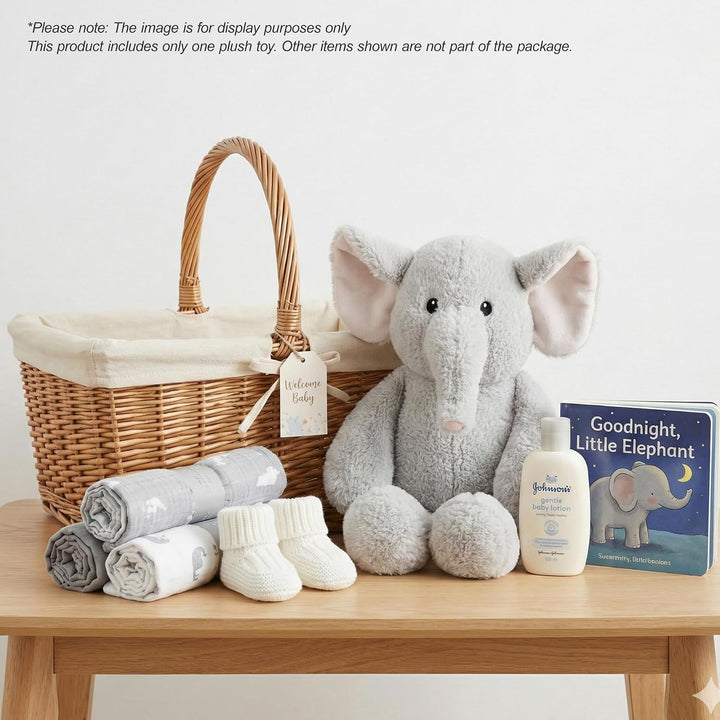WEIGEDU Oso de peluche de elefante, juguetes de elefante de peluche...