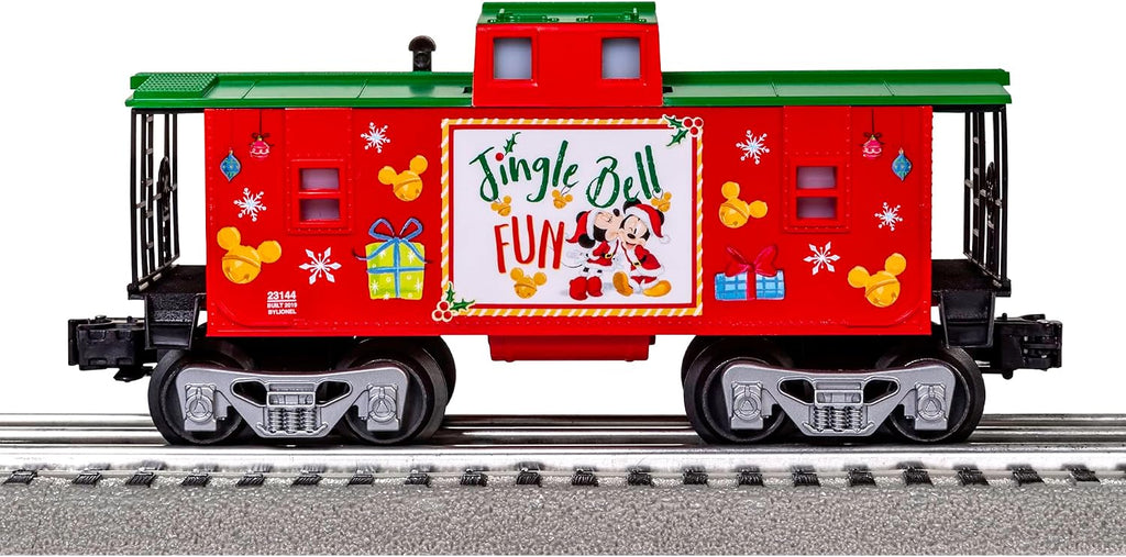 Lionel Disney Christmas LionChief 0-8-0 Set con capacidad Bluetooth, juego de tren modelo eléctrico calibre O con control remoto