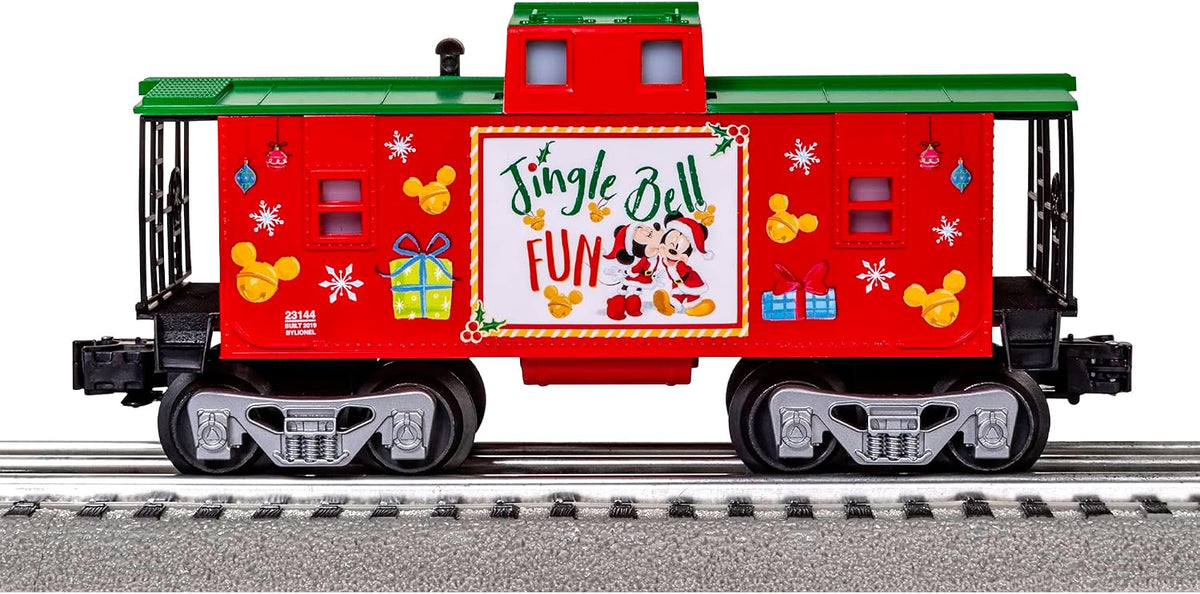 Lionel Disney Christmas LionChief 0-8-0 Set con capacidad Bluetooth, juego de tren modelo eléctrico calibre O con control remoto