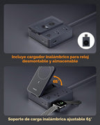 TESSAN Magic 65W carga Station USB Phone Charger con Wireless carga