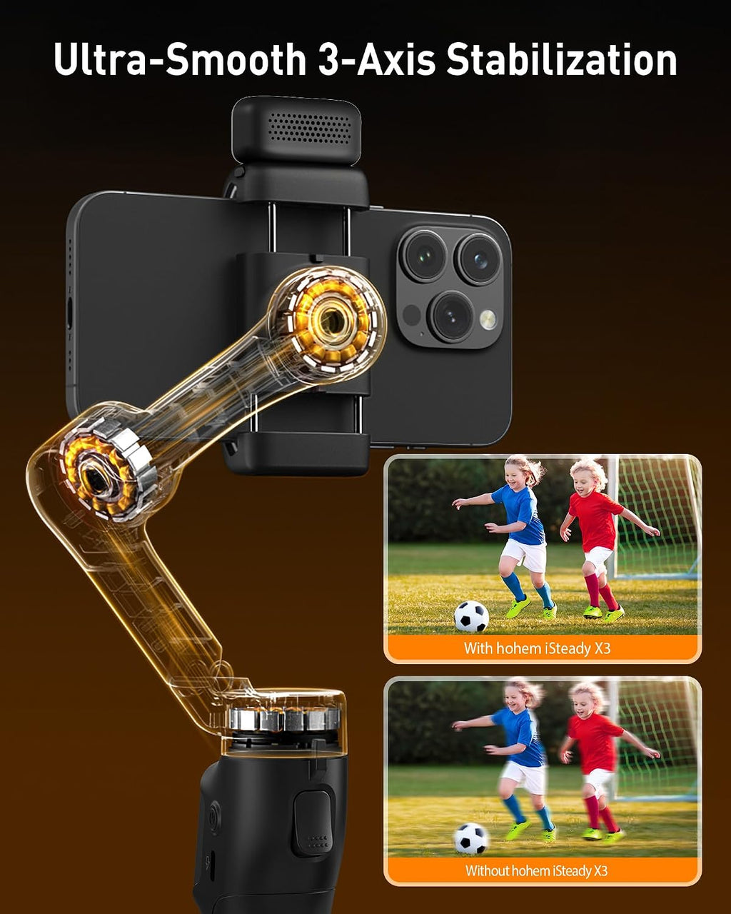 hohem iSteady X3 estabilizador cardán de 3 ejes para iPhone y Android