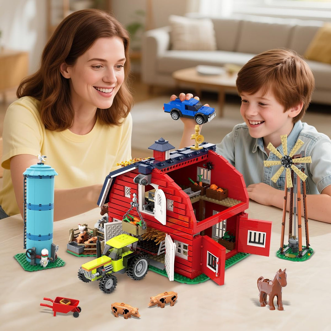 Western Farm - Juego de construcción de casa de granero