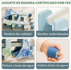 Lehoo Castle Juguetes para niños de 2 años, juguete de rampa de coche de