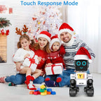 okk Robot de juguete para niños, robots RC inteligentes para niños con control táctil y de sonido, robótica inteligente programable, juguete robot con caminar, bailar, cantar, hablar