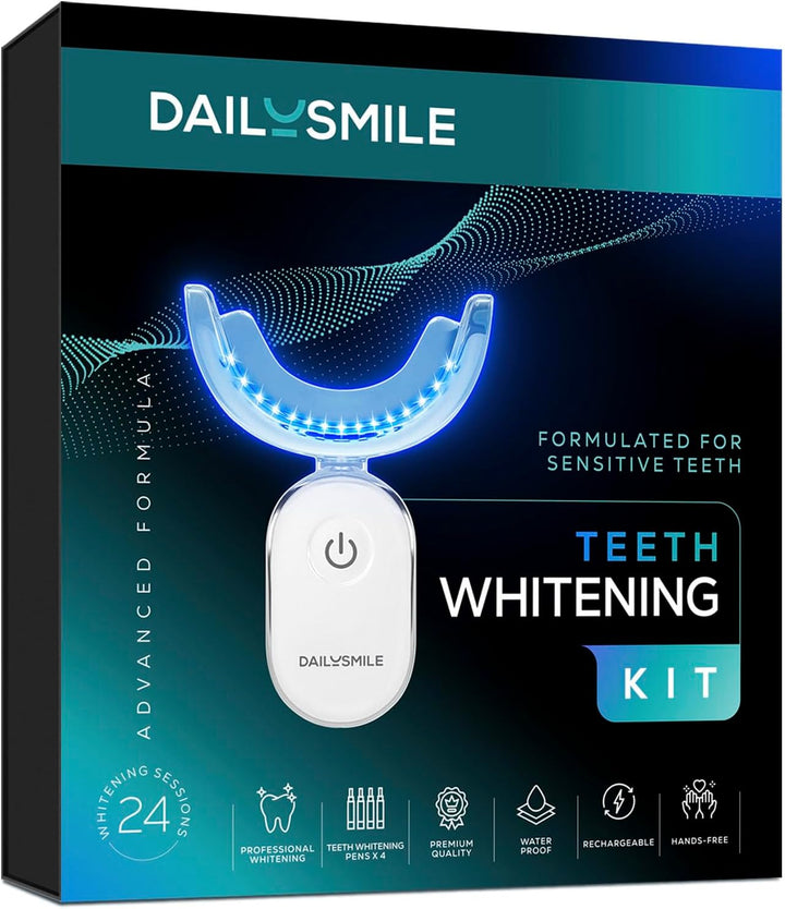 Kit de Blanqueamiento Dental DailySmile con LED - Formulado para Di...