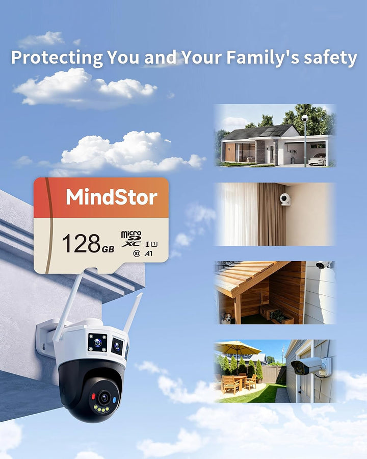 Tarjeta de memoria Micro SDXC de 128 GB, MindStor de 90 MB\/s de ve...