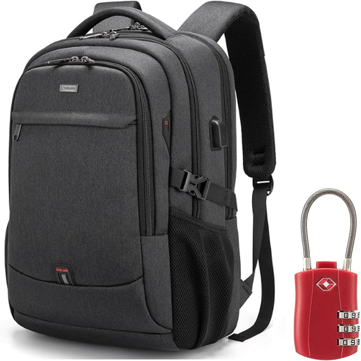 DUSLANG Mochila para portátil para viajes, resistente al agua, moch...