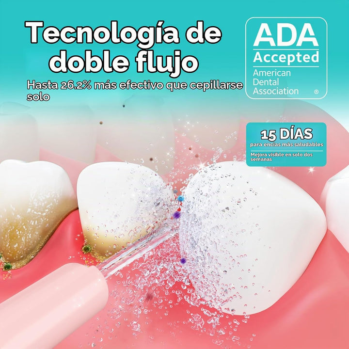 COSLUS - Irrigador de agua portátil para dientes: 4 modos y 5 nivel...