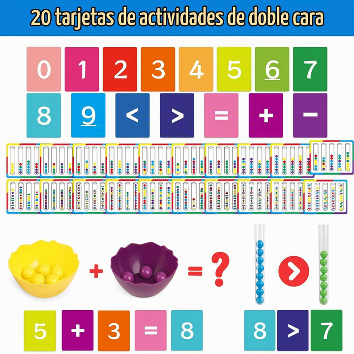 Juguetes de conteo y clasificación de color,Juegos de matemáticas |...