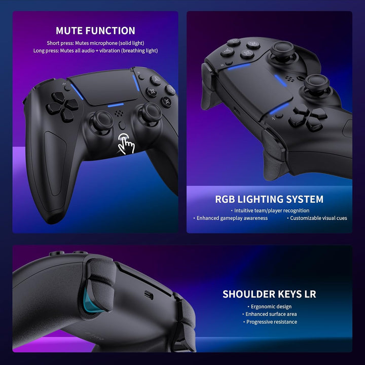JDDWIN Wireless Gaming Controller for