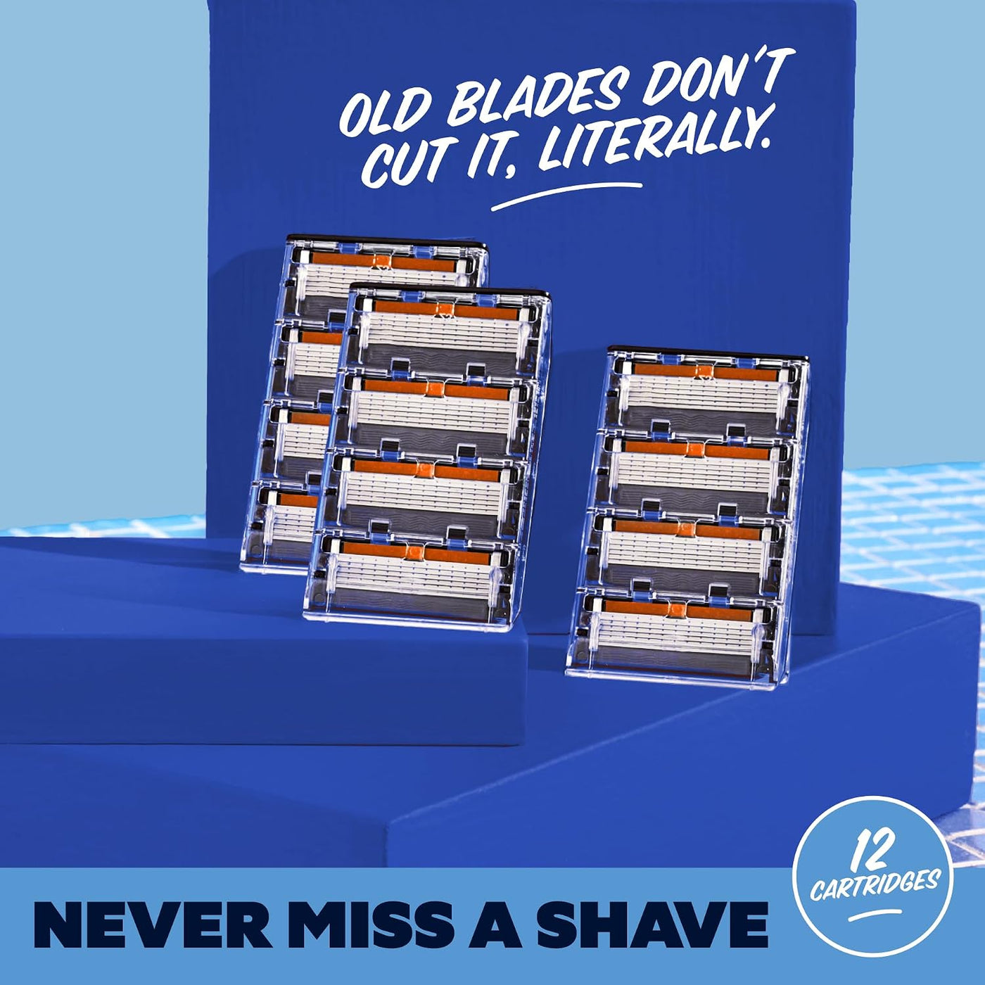 Dollar Shave Club | 6 repuestos de maquinilla de afeitar (12 unidad...