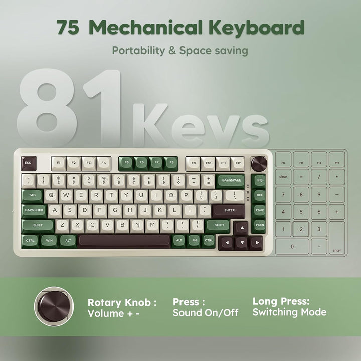 Redragon K681 Pro Wireless Mechanical Keyboard, Gasket Mounted RGB...