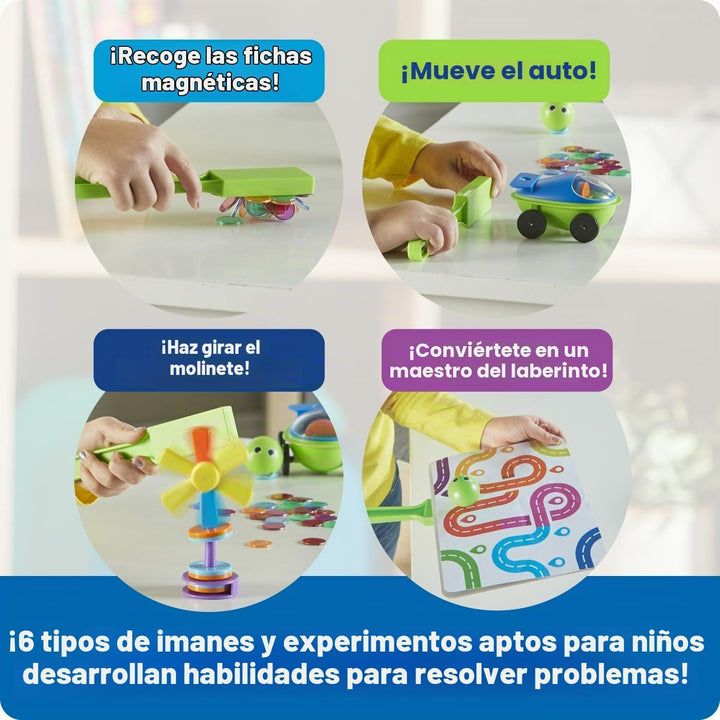 Learning Resources STEM Explorers Magnetworks, Set de Ciencia Magné...