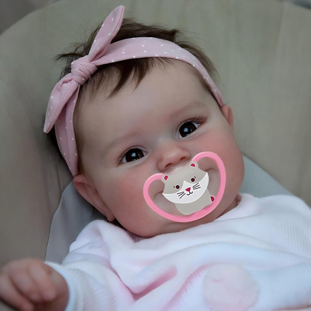 iCradle Muñeca de bebé Reborn de aspecto real y encantadora, muñeca...