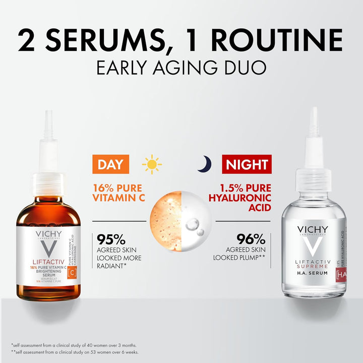 VICHY LiftActiv Suero de Vitamina C para la Cara, Suero Iluminador...
