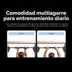 Sunny Health & Fitness Barra de dominadas ajustable para puerta, barra de barbilla para entrenamiento de gimnasio en casa