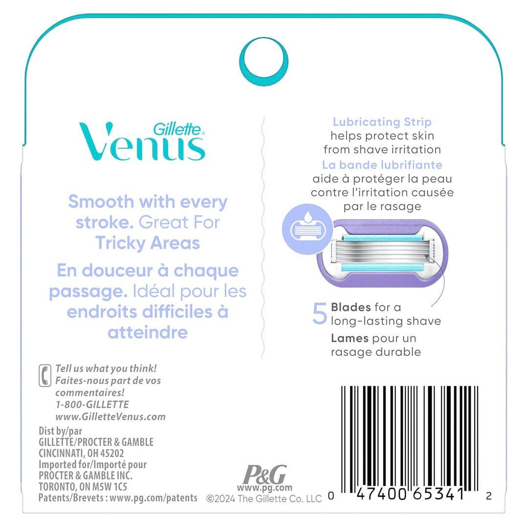 Gillette Venus Extra Smooth Swirl - Repuestos para cuchilla de afei...