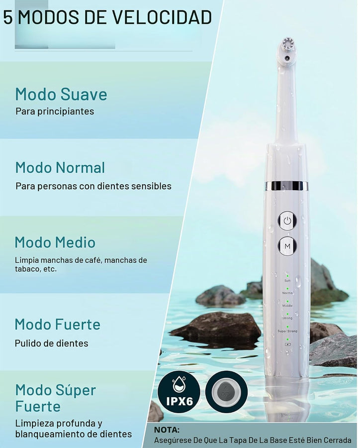 Pulidor de Dientes, Kit Recargable de Blanqueamiento Dental para Li...