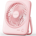 Otlonpe Ventilador de escritorio portátil personal, pequeño ventila...