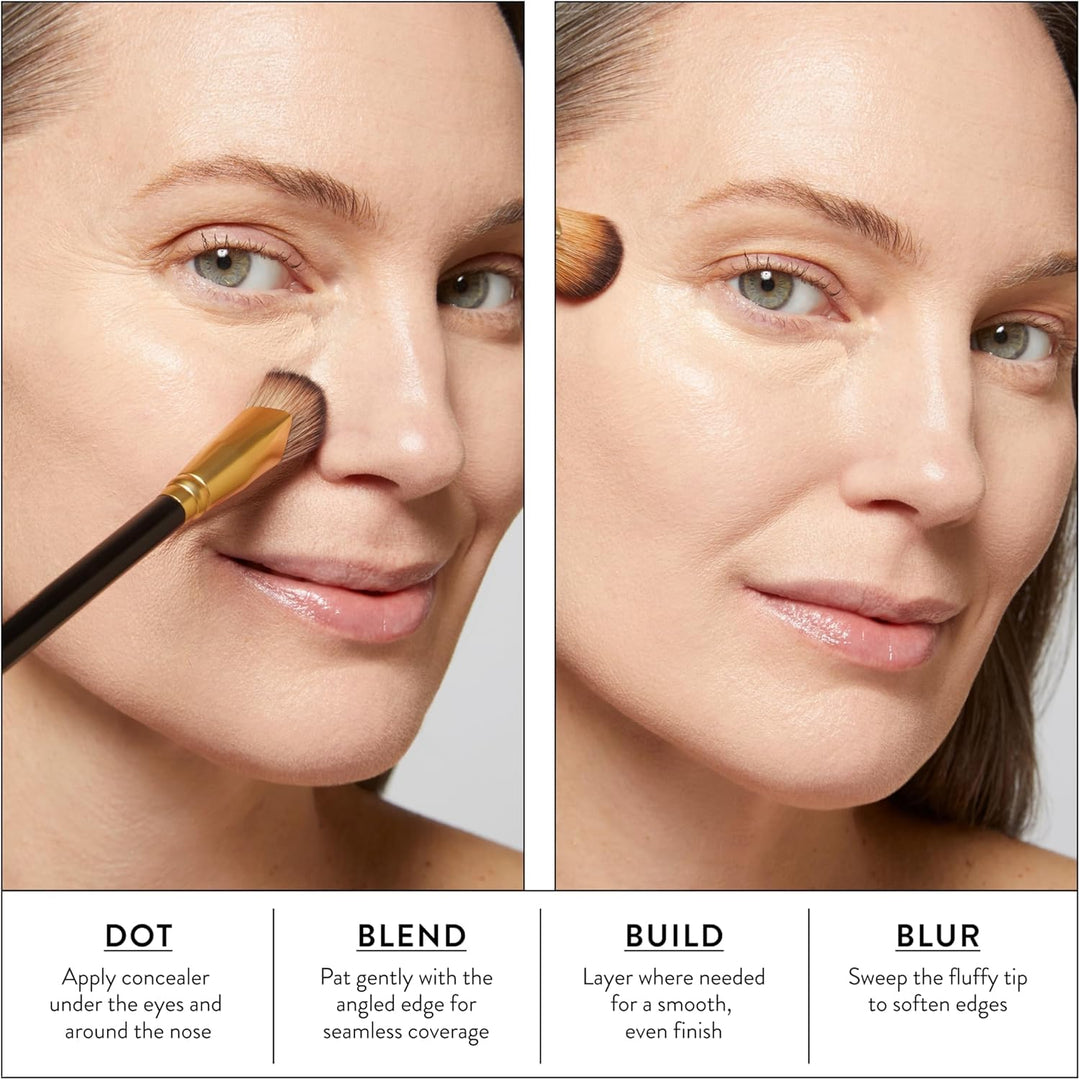 LAURA GELLER NEW YORK Pinceles de maquillaje profesional cosmético,...