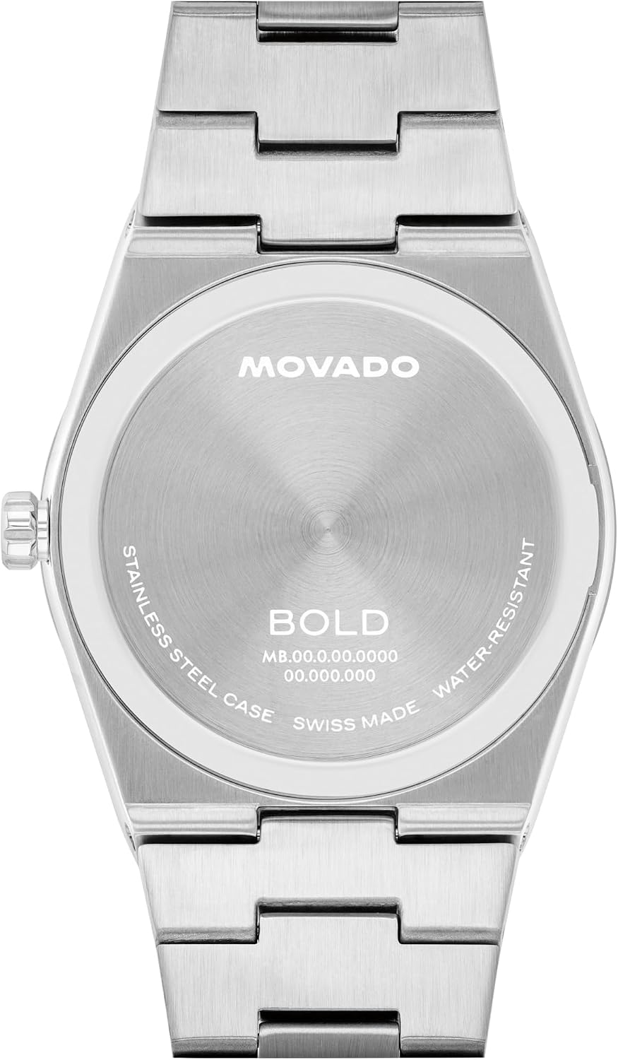 Movado Bold Quest Reloj de Hombre Deportivo - Movimiento Suizo de Cuarzo, Correa de Acero Inoxidable con Enlace - Resistencia al Agua 5 ATM - Reloj de Lujo para Él - 40mm