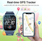 Reloj inteligente con GPS 4G para niños, línea de WhatsApp, videollamada y texto, chat de voz, mensaje de alarma SOS, antipérdida, rastreador en tiempo real, podómetro, cámara de modo silencioso, cámara TikTok Facebook, versión global de 3 a 15 años